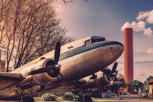 Old passenger plane
